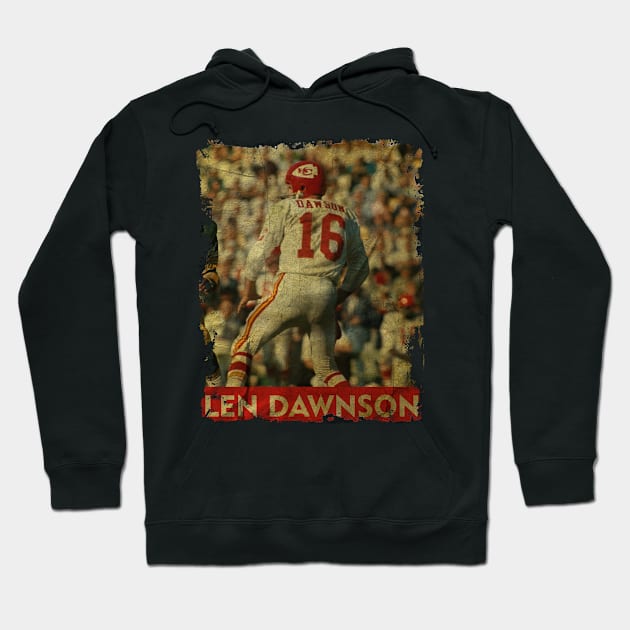 TEXTURE ART-Len Dawnson - RETRO STYLE 4 Hoodie by ZiziVintage